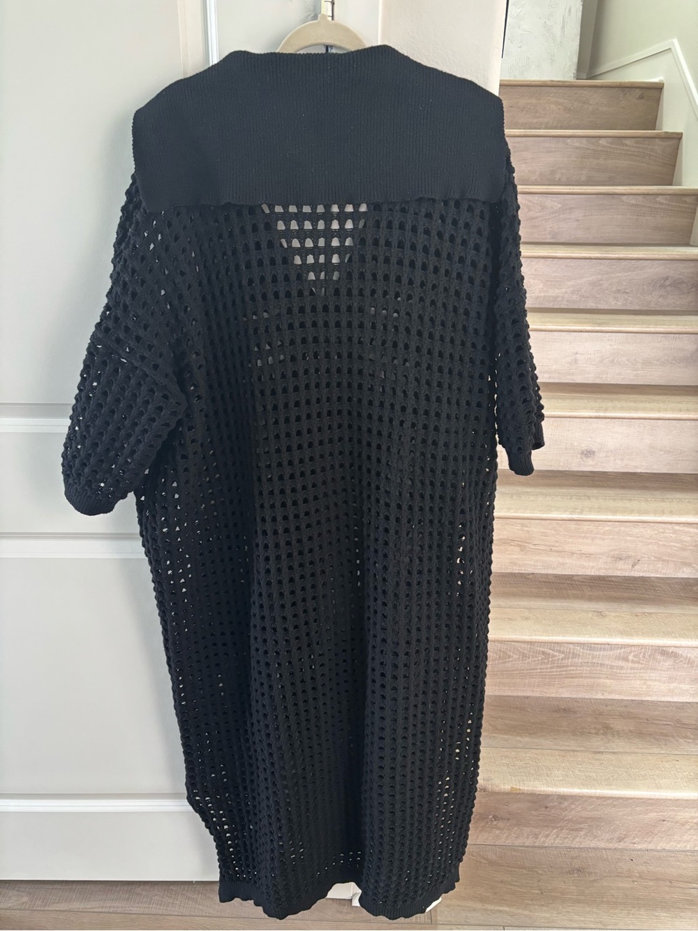 DRESSED IN LaLa Be Bold Oversized Black Knit Dress - Picture 10 of 13
